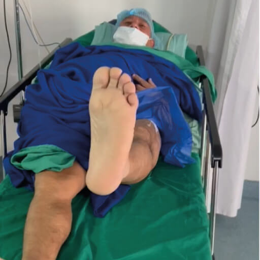 Paso a sala de recuperación